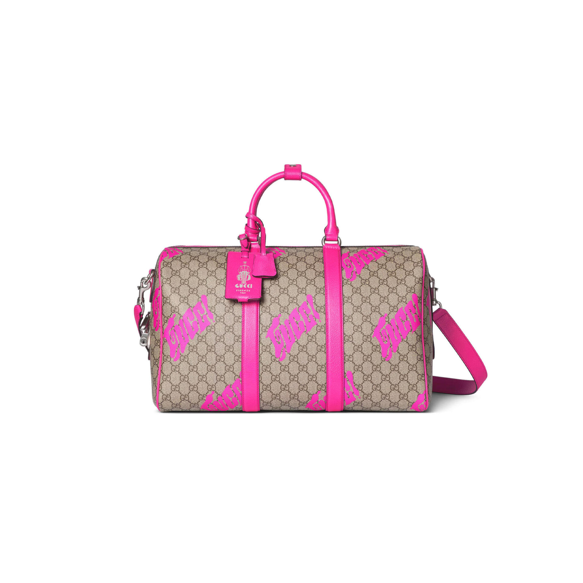 G*u*i medium duffle bag with print ‎834962 (44*29*23cm)